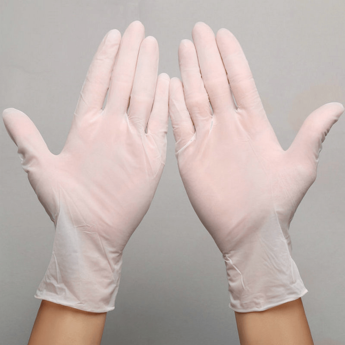 Guantes de protección desechables de nitrilo, 100 unidades, guantes de látex sin polvo y antigotas