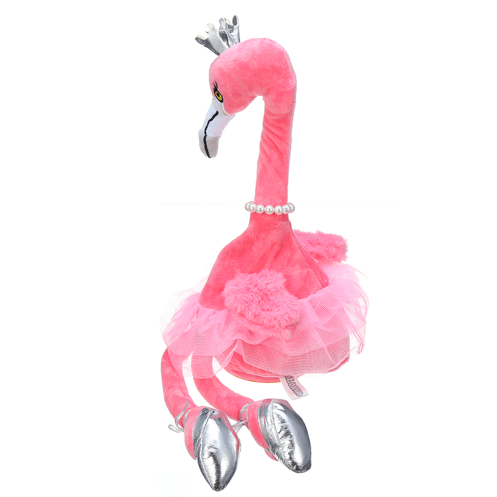 Flamingo Singing Dancing Pet Bird 50Cm 20Inches Christmas Gift Stuffed Plush Toy Cute Doll