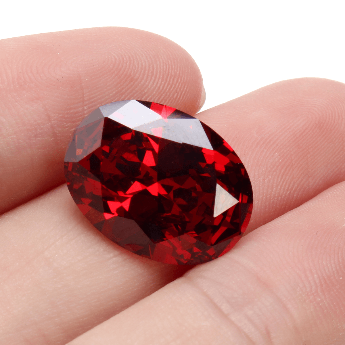 Rubis rouge sang de pigeon de 13,89 ct non chauffé 12 x 16 mm, diamant taille ovale VVS, pierres précieuses en vrac décoratives