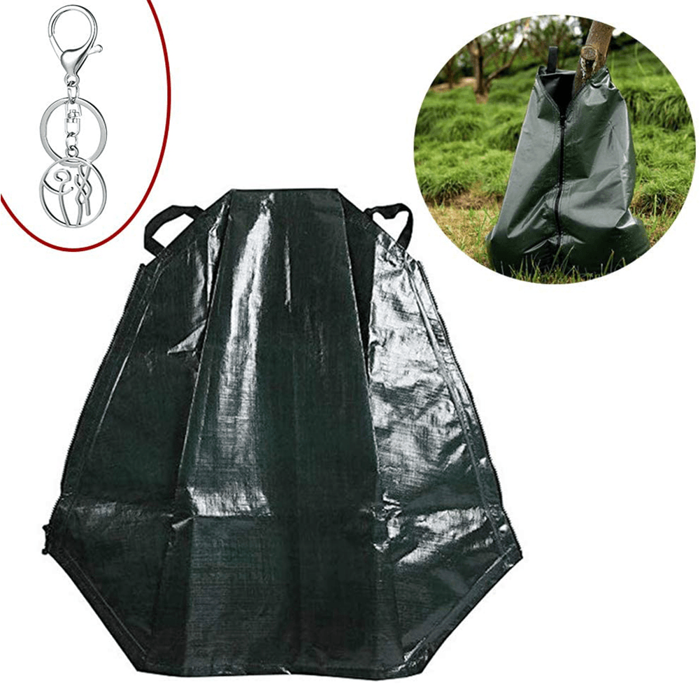 Sac d'arrosage d'arbre de 20 gallons Sacs d'irrigation goutte à goutte pour plantes de jardin Sac goutteur suspendu à libération lente