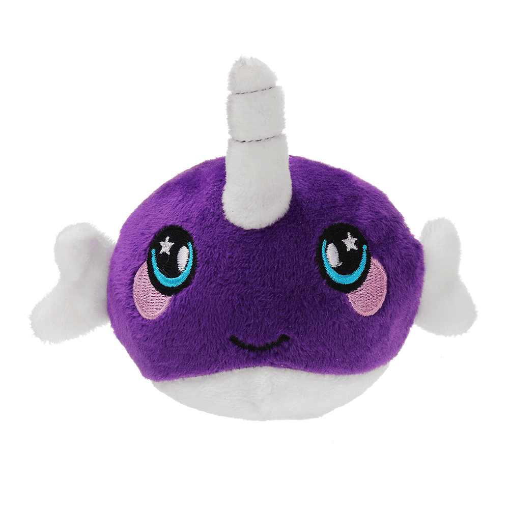 Colgante de peluche blando de espuma Squishamals Dolphins de 3,5" con forma de delfín y elevación lenta