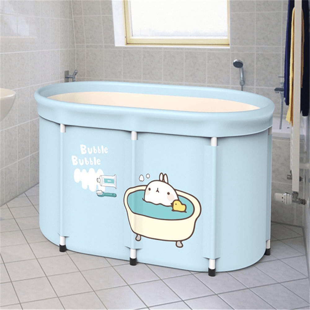 Bath Sauna Adult Folding Bathtub Bath Barrel Household Large Tub Thickened Adult Bath Tub Full Body Hot Tub with Lid Set