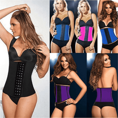 Corset amincissant en latex et caoutchouc pour femme