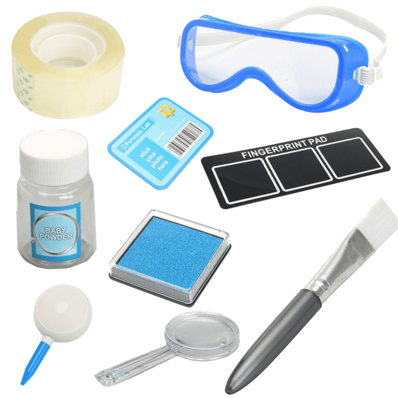 Kit d'empreintes digitales Science médico-légale Cadeau d'anniversaire éducatif pour enfants Jouets amusants