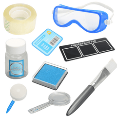 Kit d'empreintes digitales Science médico-légale Cadeau d'anniversaire éducatif pour enfants Jouets amusants