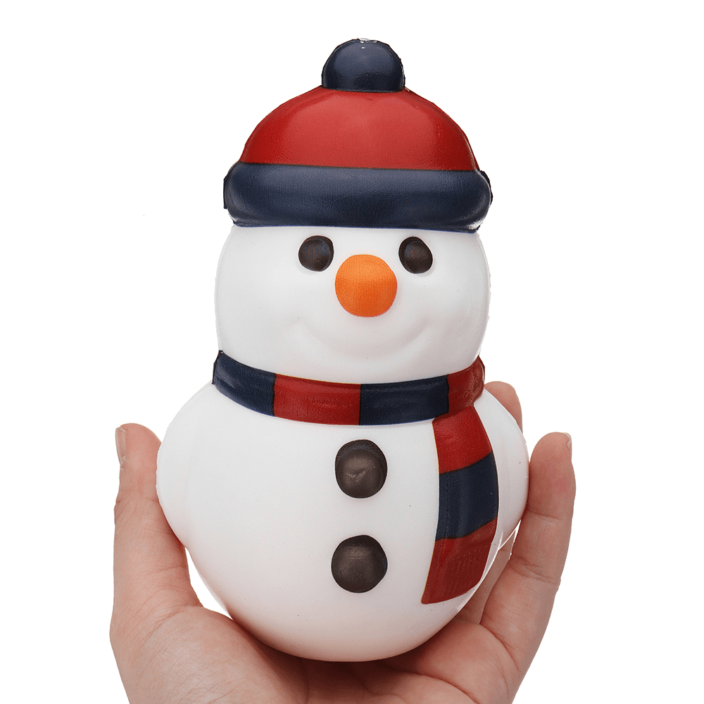 Cooland Christmas Snowman Squishy 14.4×9.2×8.1CM Soft Slow Rising with Packaging Collection Gift Toy