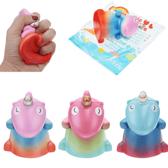 Eric Squishy Licorne Dragon Pet Dinosaur Egg Slow Rising sans coquille d'œuf Emballage d'origine