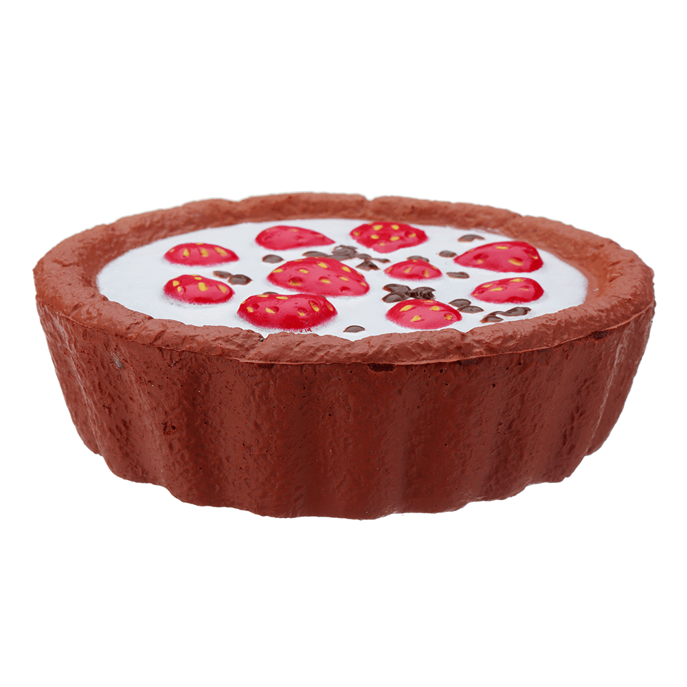 Gâteau au chocolat et aux fraises Squishy 12*4CM Slow Rising avec emballage Collection Cadeau Peluche