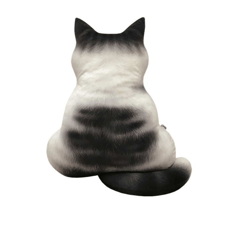 Coussin de siège en peluche pour canapé, jouet en peluche doux, chat mignon de 43 cm, cadeau d'anniversaire pour chambre de garçons ou de filles