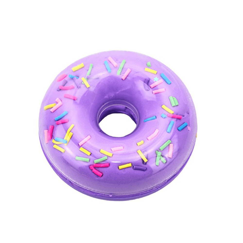 Donut Slime Donut + Accessoires de sucettes + Pastilles de sucre avec coffret de couleurs Jouets d'intérieur