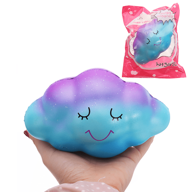 16CM Star Clouds Cute Squishy Slow Rising Phone Straps Bread Cake Kid Toy Original Packaging