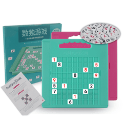 Juego de mesa creativo de ajedrez con forma de cubo, sudoku, matemáticas, entrenamiento de pensamiento, batalla, rompecabezas interactivo entre padres e hijos, juguetes educativos para niños, regalo