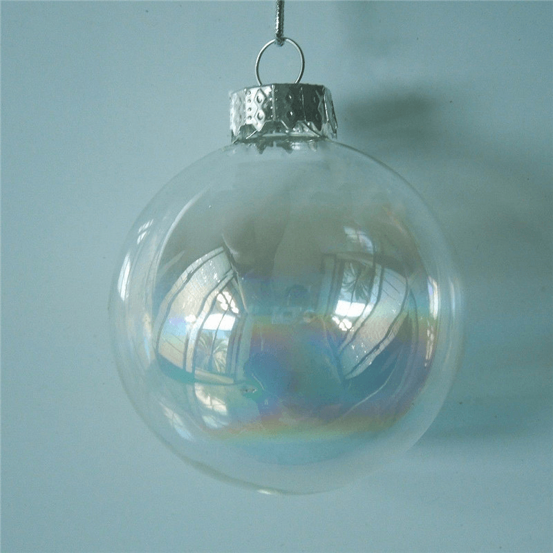 Adornos de bolas de cristal de perla para decoración del hogar, para fiestas navideñas, 6 cm, juguetes para niños, regalo para niños