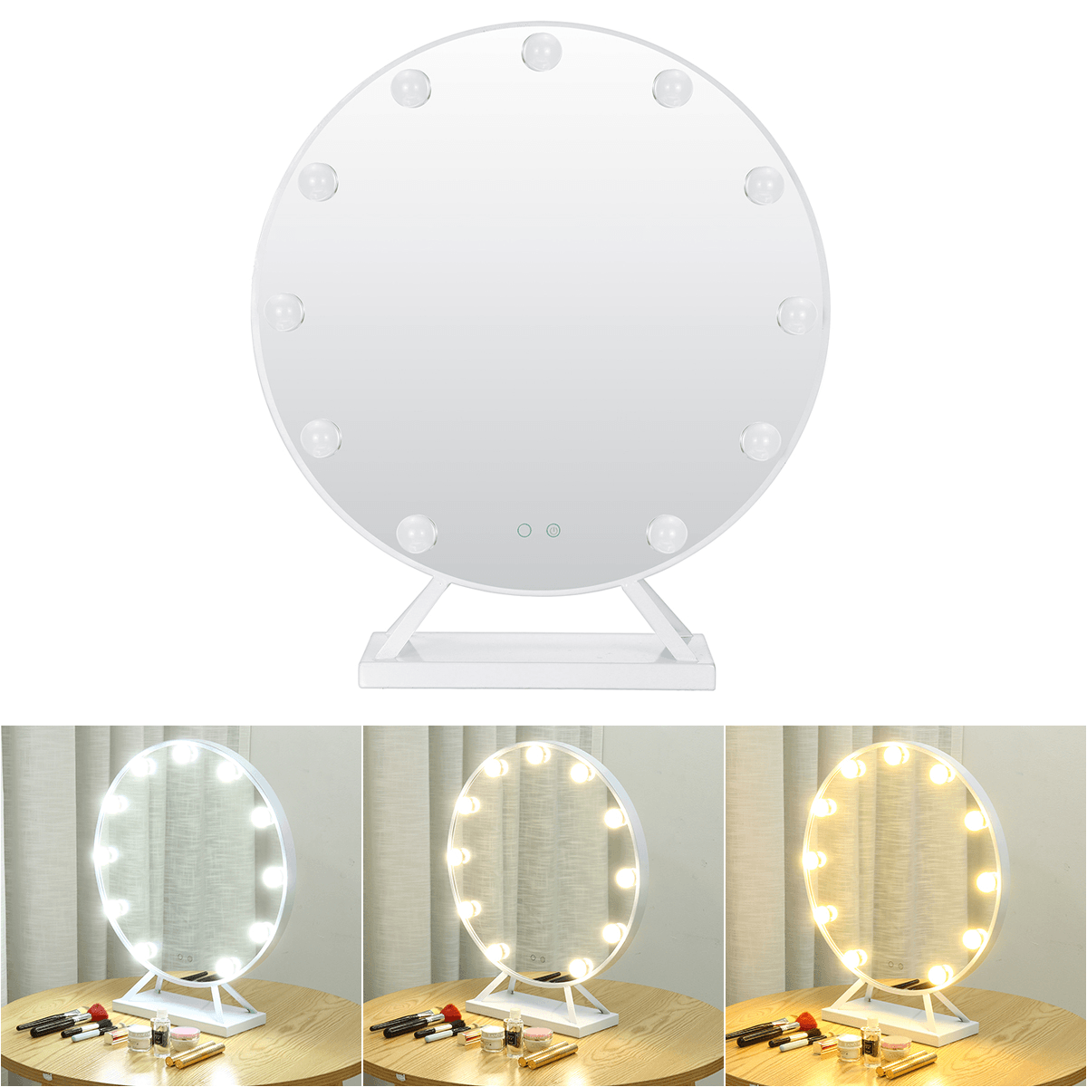 50Cm Hollywood Makeup Mirror with Light LED Bulbs Vanity Beauty Dressing Room