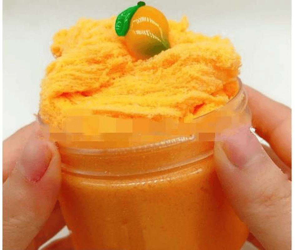 120 ml de slime aux fruits en argile de coton cristal brossé décompression bricolage cadeau anti-stress