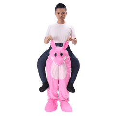 Disfraz de mascota Carry Me Back para Halloween, disfraz de animales para fiesta, disfraz de adulto