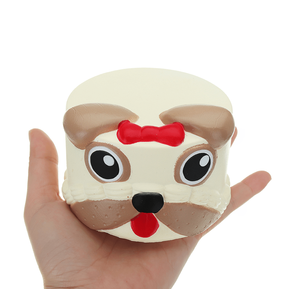 Dog Head Squishy 9*6CM Slow Rising with Packaging Collection Gift Soft Toy