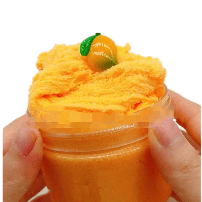 120 ml de slime aux fruits en argile de coton cristal brossé décompression bricolage cadeau anti-stress