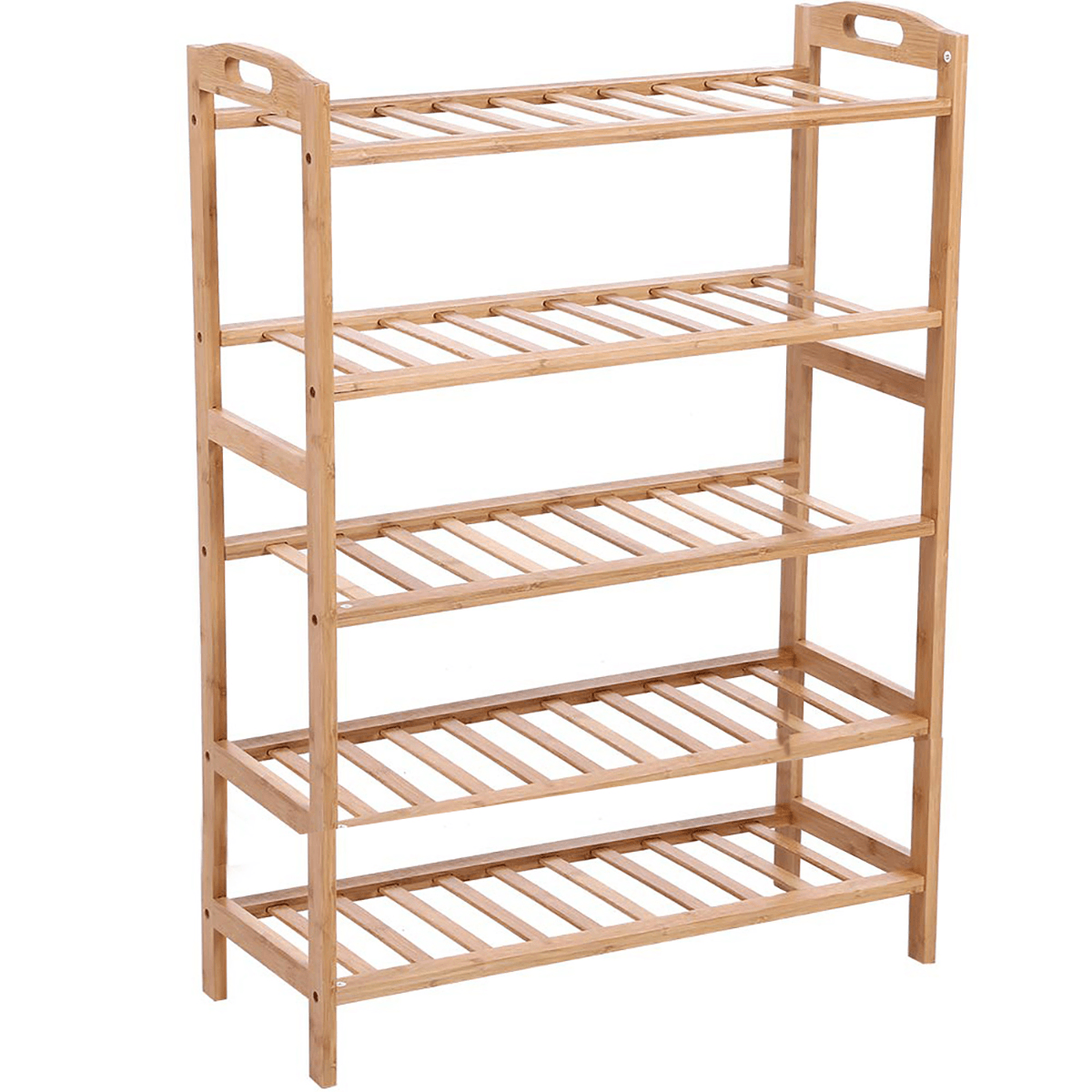 Étagère de rangement à chaussures à 2/3/4/5 niveaux, étagère en bois, organisateur pour la maison, bambou