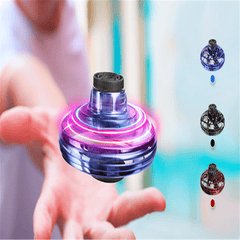 Flynova Flying Spinner OVNI anticolisión Globo volador LED con punta de dedo Giroscopio interactivo Boomerang Juguetes de descompresión Regalo para niños