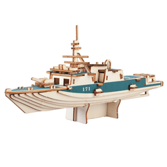 3D Woodcraft Assembly Battleship Series Kit Jigsaw Puzzle Toy Decoration Model for Kids Gift