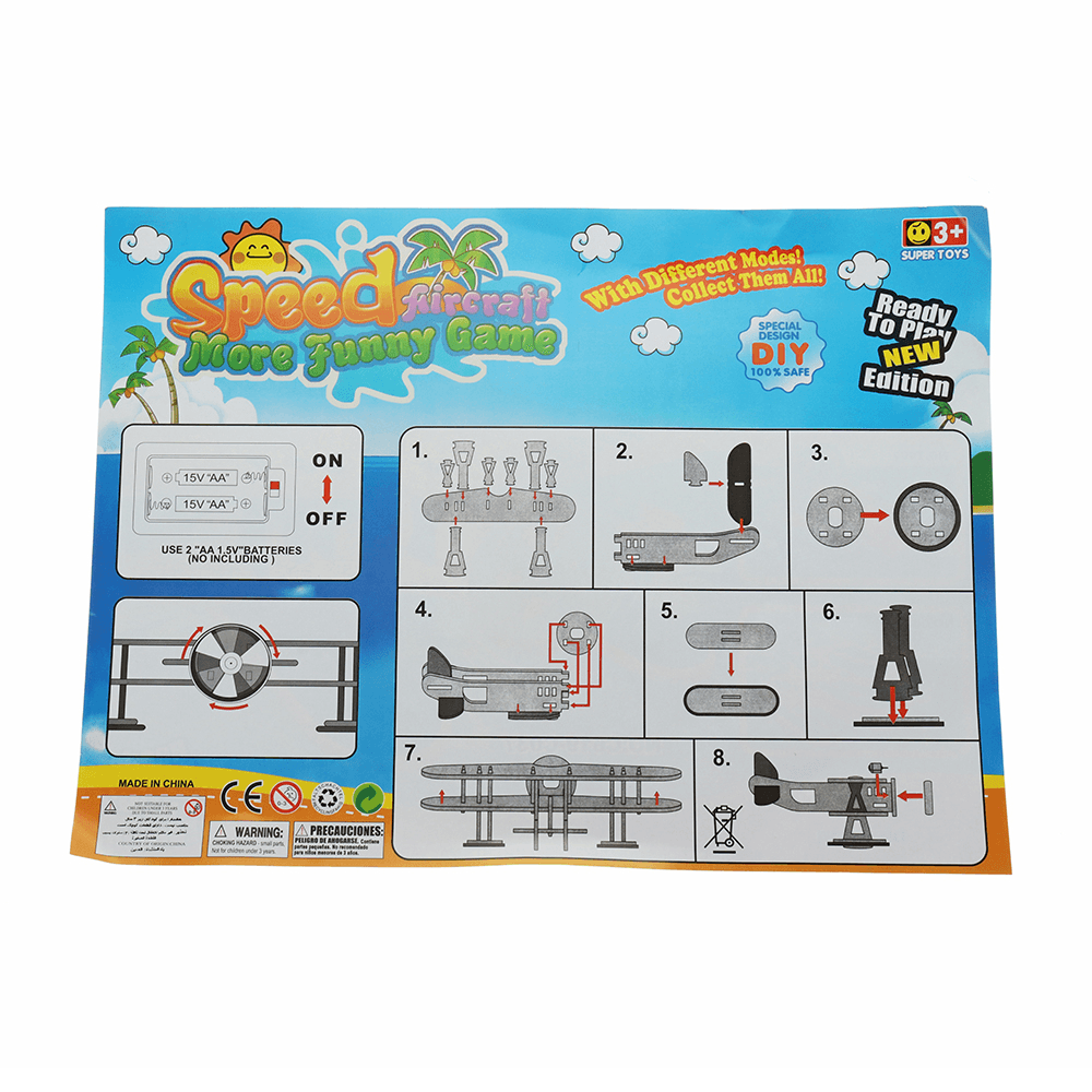 Avión de juguete EVA que se conduce sobre el agua, modelo de avión con motor eléctrico, juguete divertido para niños, regalo