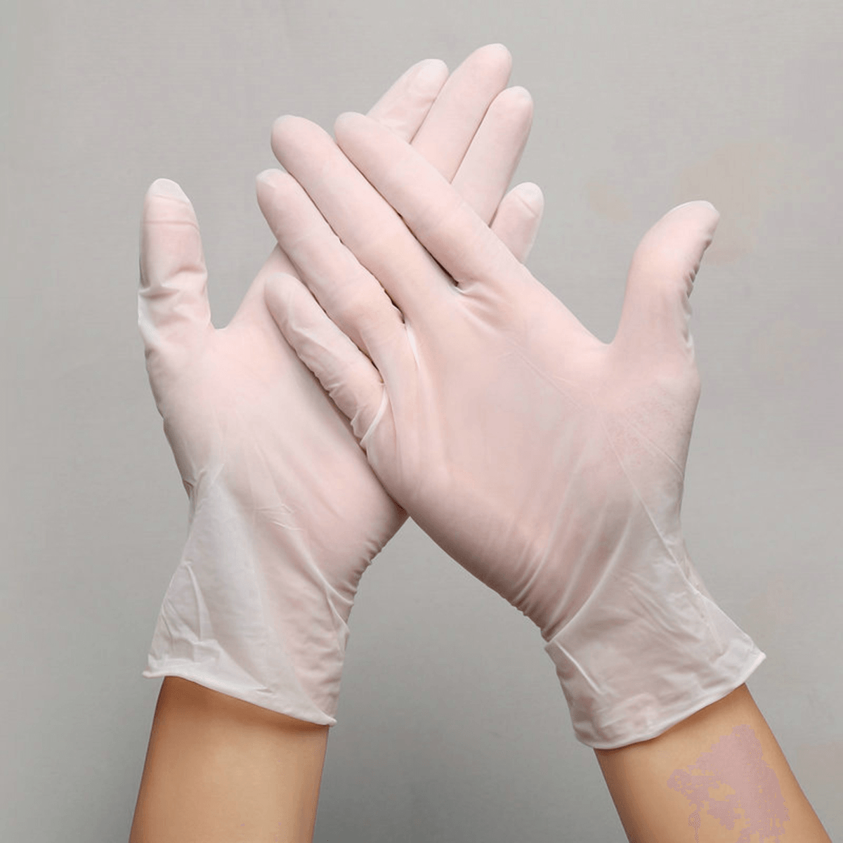 Guantes de protección desechables de nitrilo, 100 unidades, guantes de látex sin polvo y antigotas