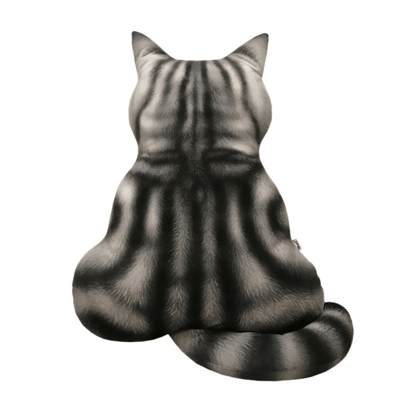 Coussin de siège en peluche pour canapé, jouet en peluche doux, chat mignon de 43 cm, cadeau d'anniversaire pour chambre de garçons ou de filles