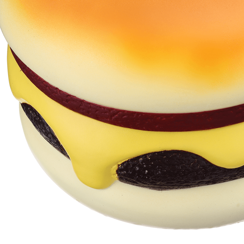 Cutie Creative Squishy Cheese Beef Burger Humongous Giant Hamburger 22CM Bread Jumbo Gift Soft Toys