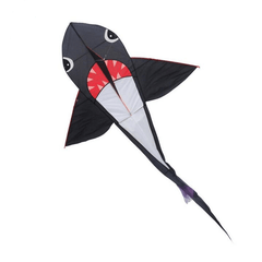 Cerf-volant requin de grande taille 55/77 pouces, jouets de jeu d'extérieur pour enfants sans enrouleur de ligne