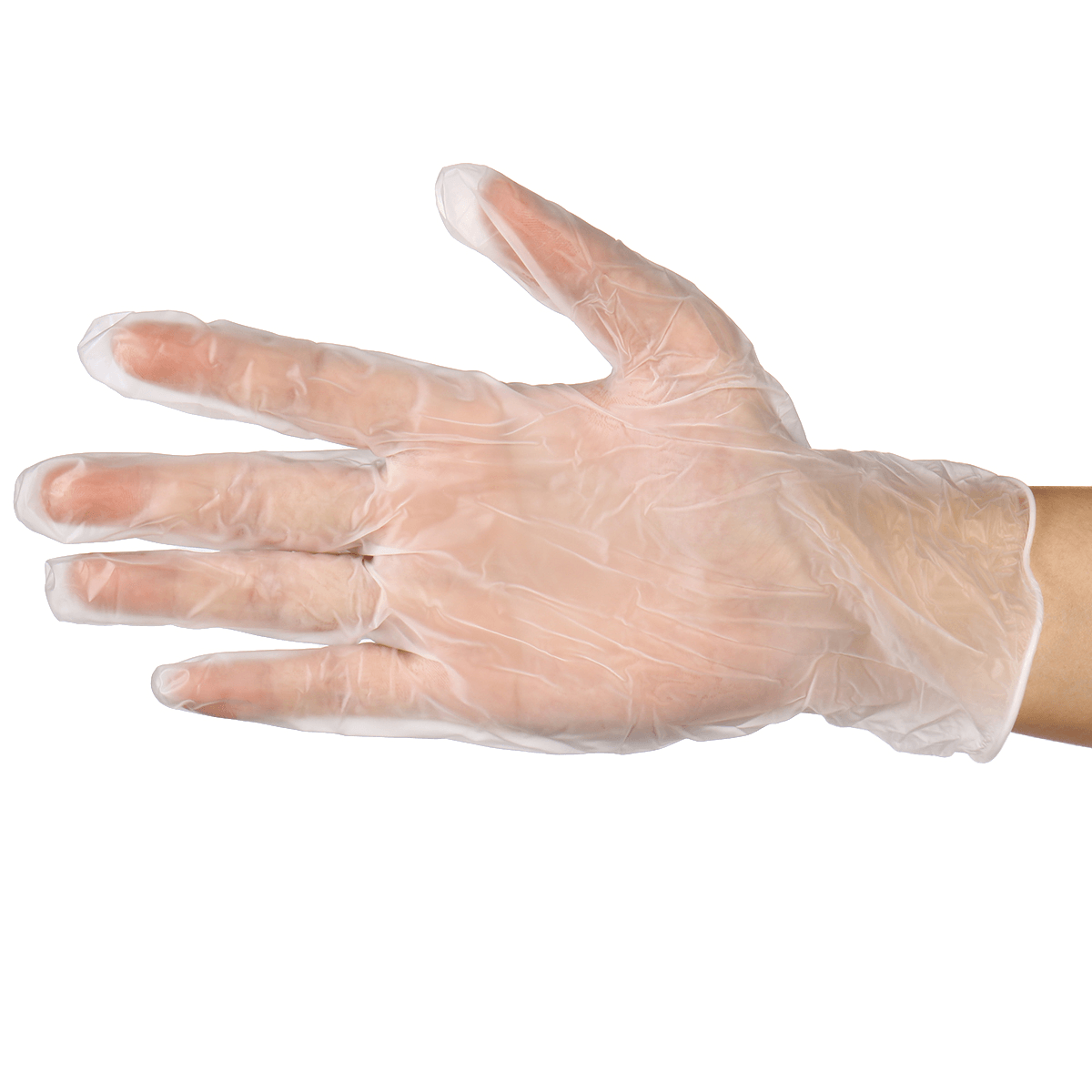 100 piezas/juego de guantes de protección desechables de PVC, guantes de seguridad para el trabajo impermeables de calidad alimentaria