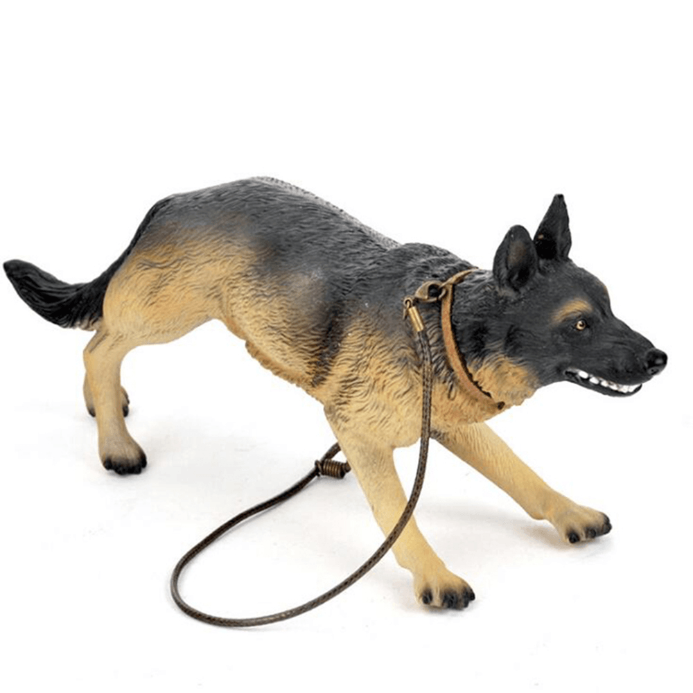 Figurine d'action de chien de police à l'échelle 1/6, accessoires, soldats militaires, jouets de berger allemand, mini figurines d'animaux