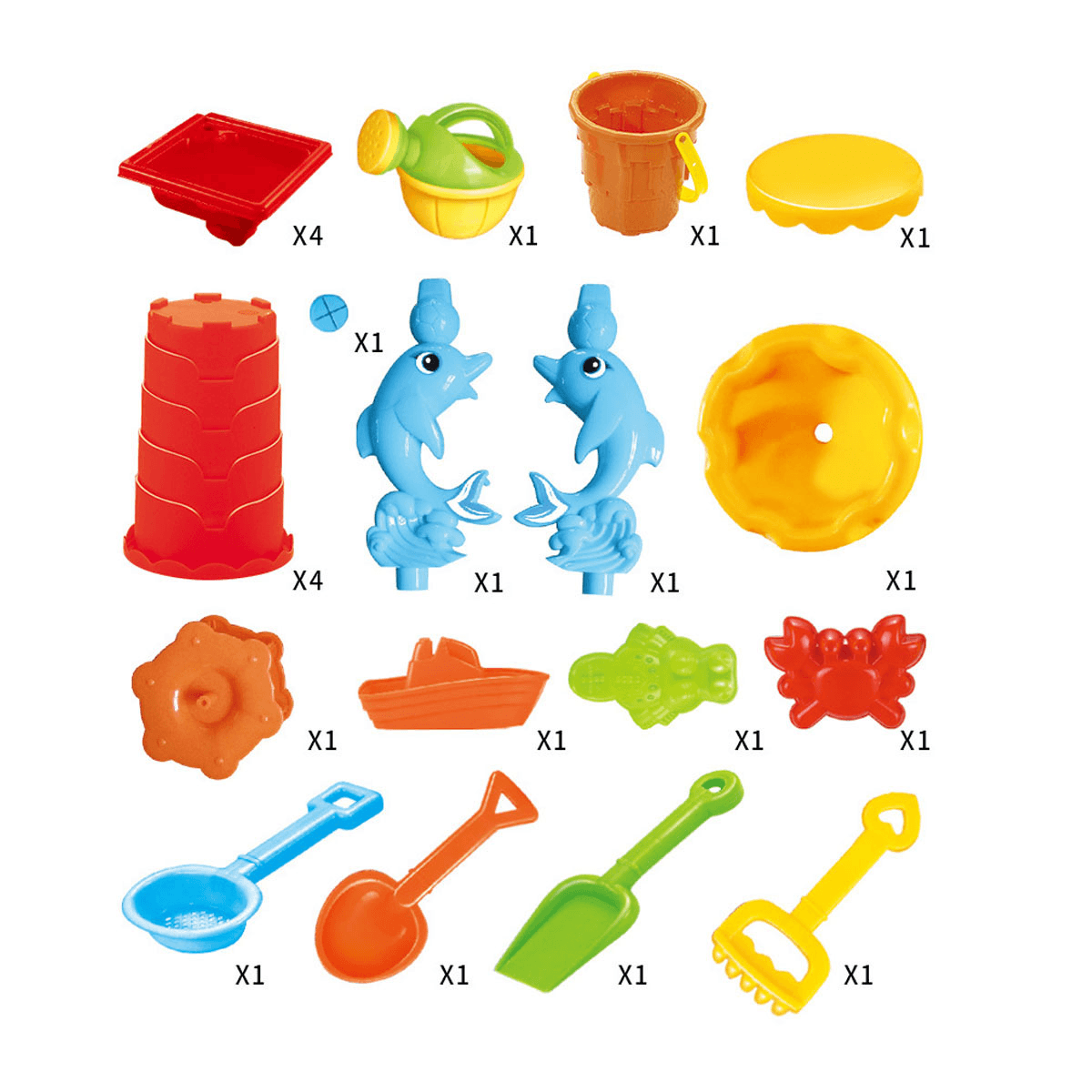 Ensemble d'outils de jeu de sable de plage d'été multi-styles 2 en 1 pour enfants, jeu de creusement d'eau, verre de sable, jouets pour enfants, cadeau parfait