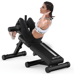 Banco de abdominales ajustable AB Flat Incline Decline Entrenamiento abdominal Crunch