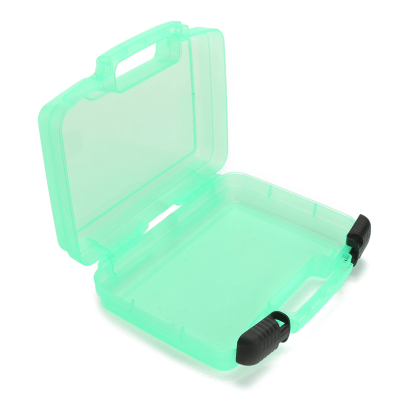 1 caja de almacenamiento de plástico para mascotas con forma de dedo, portátil, para viaje, equipaje, novedades, juguetes, organizador, herramientas