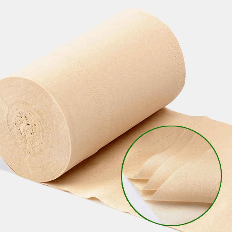 50 Rolls Coreless Bamboo Paper Towel Ultra Soft Toilet Paper for Home Hotel Cafe Shop Restaurant