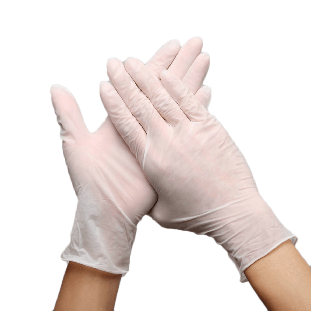 Guantes de protección desechables de nitrilo, 100 unidades, guantes de látex sin polvo y antigotas