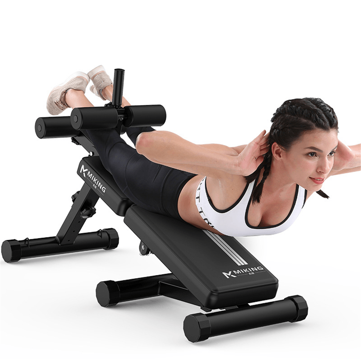 Banco de abdominales ajustable AB Flat Incline Decline Entrenamiento abdominal Crunch