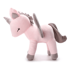 Peluche de unicornio gigante suave de 16 pulgadas, muñeco de animal, regalo para niños, accesorios para fotos