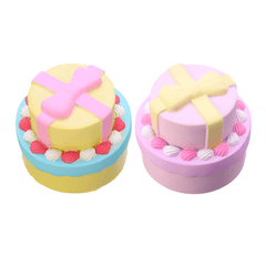 Bow-Knot Double Cake Squishy 9CM Jumbo with Packaging Collection Gift