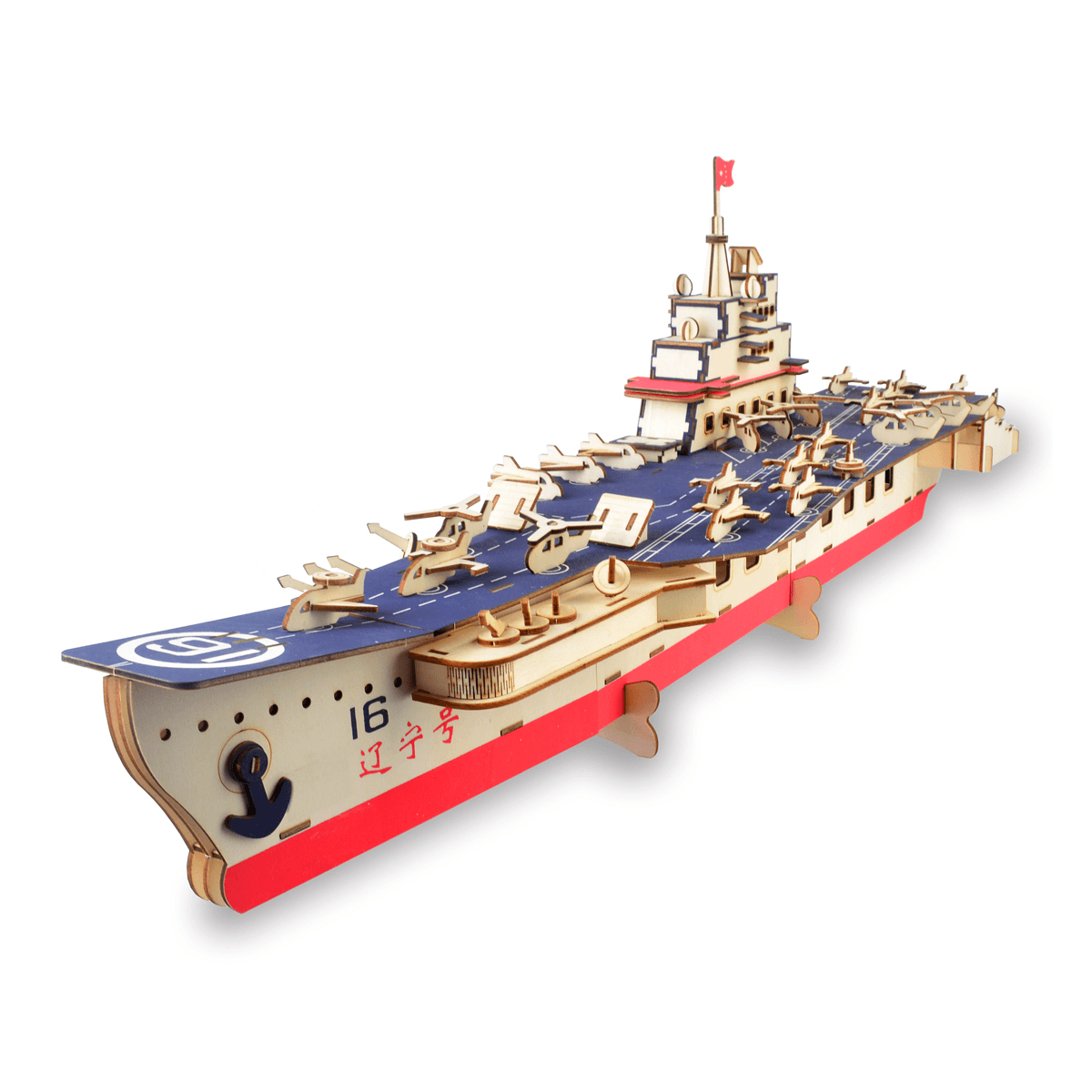 3D Woodcraft Assembly Battleship Series Kit Jigsaw Puzzle Toy Decoration Model for Kids Gift