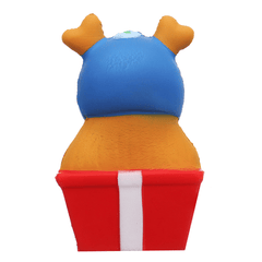 Christmas Elk Girl Squishy 14*7CM Slow Rising Soft Toy Gift Collection with Packaging