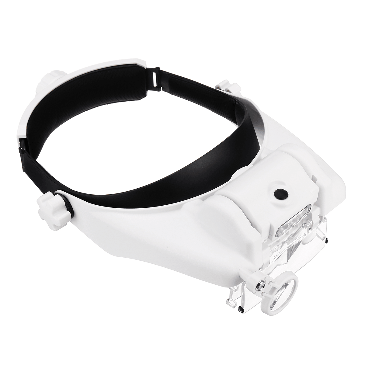 1.5X 2.0X 8X Headband Magnifying Glass Bracket 3 LED Light Protable Helmet Illuminated Magnifier