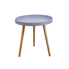 38/50Cm round Side Table Tray Small End Table Coffee Tea Table Indoor Outdoor Storage Table for Home Office