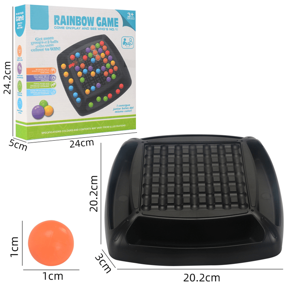 Desktop Butt-To-Play Game Rainbow Ball Puzzle Toy for Chlidren Toys