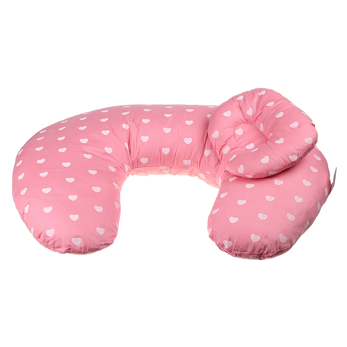 Almohadas para cuna de bebé, cojín anticabeza plana para recién nacidos, soporte antivuelco para el cuello