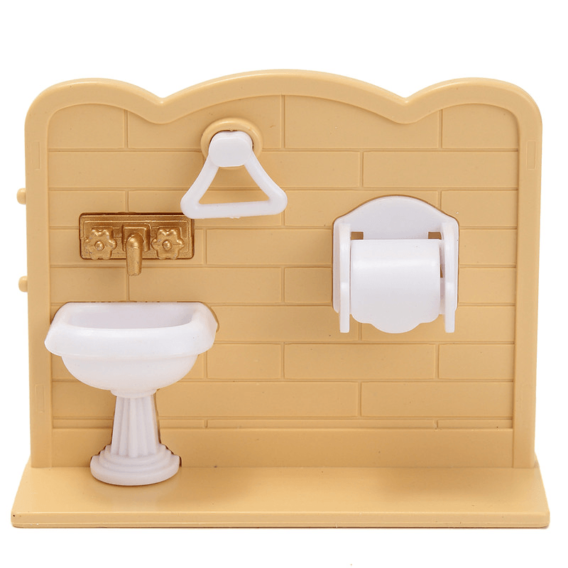 1:12 Simulation Salle de Bain Play House Accessoires Maison de Poupée Créative Matériel de Bricolage