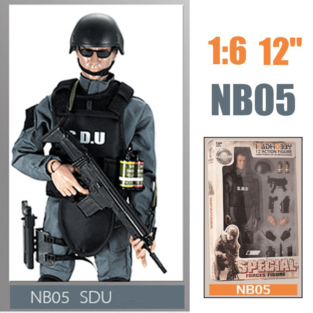 12 pouces 300 mm 1/6 uniforme militaire armée soldat ensemble modèle SWAT SDU jeu de combat figurine jouets cadeau