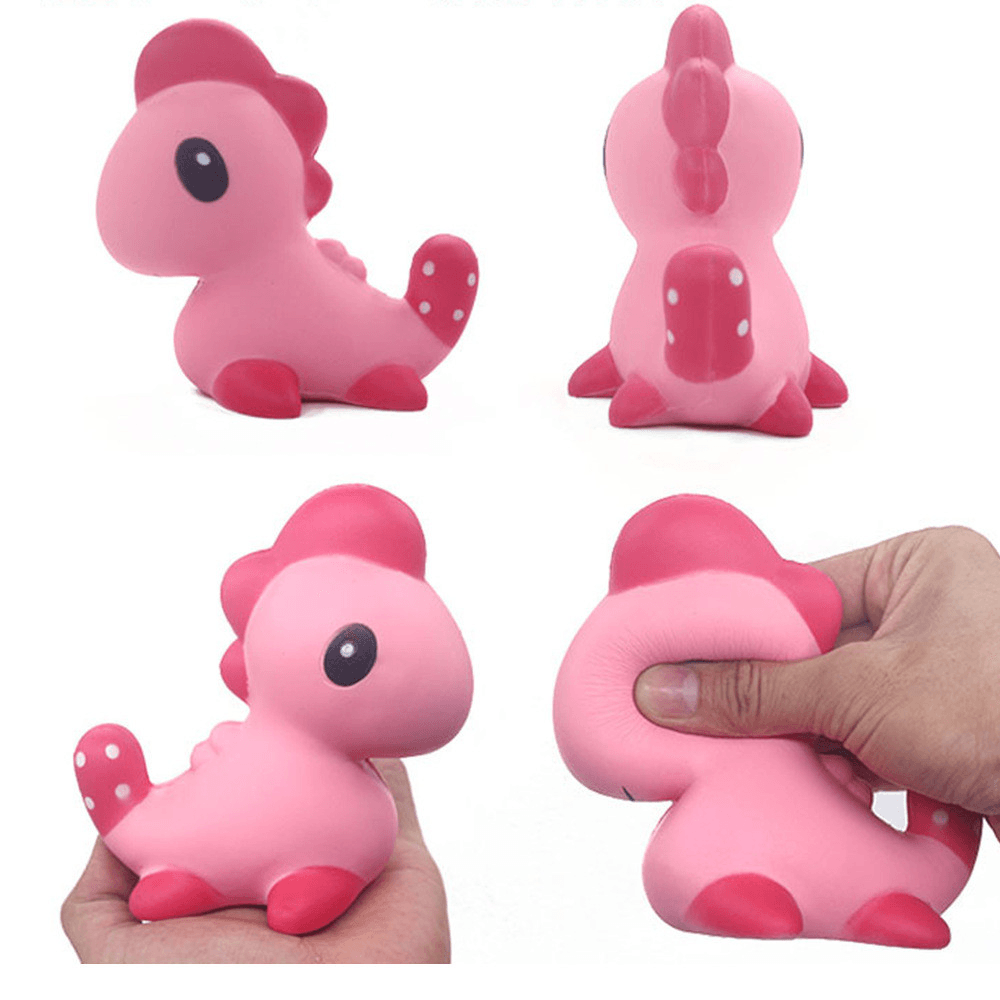 Christmas Dinosaur Squishy 12.8*11.3CM Soft Slow Rising with Packaging Collection Gift Toy