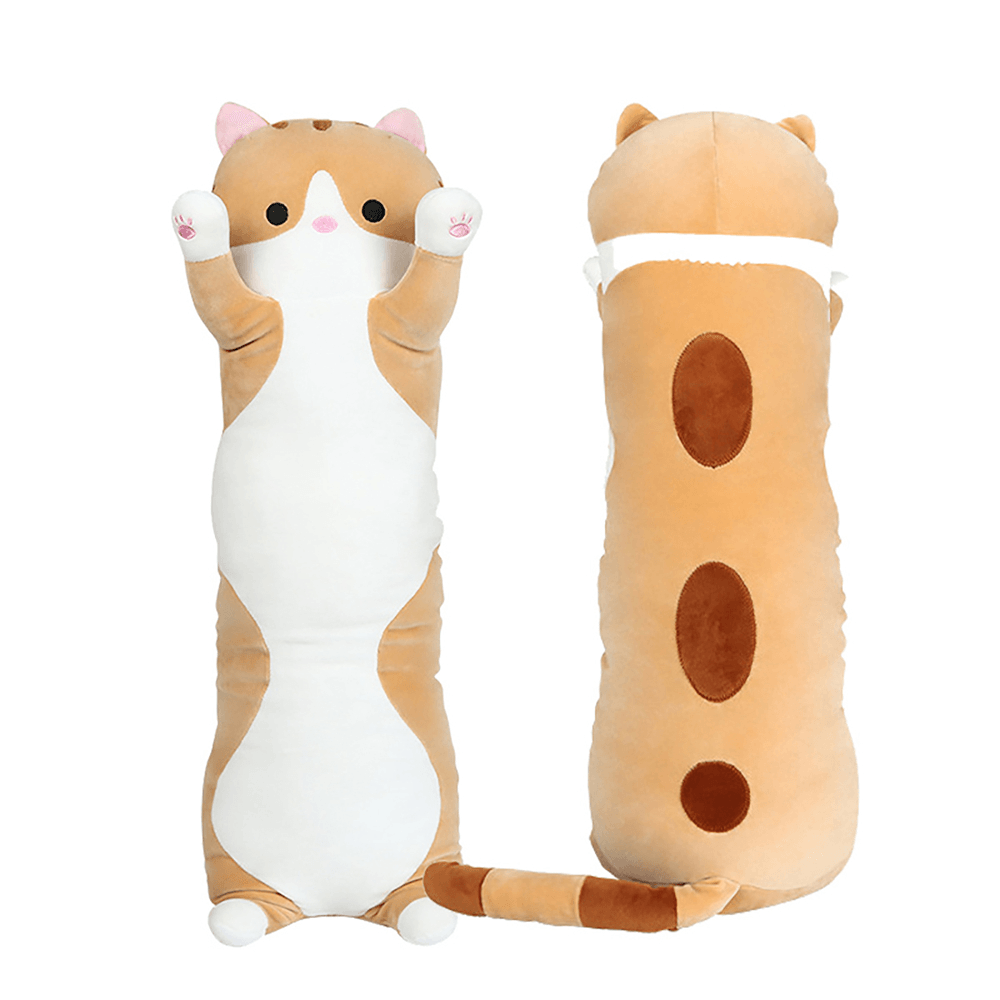 110/130 cm mignon chat en peluche poupée oreiller en peluche douce poupée jouet pour enfants